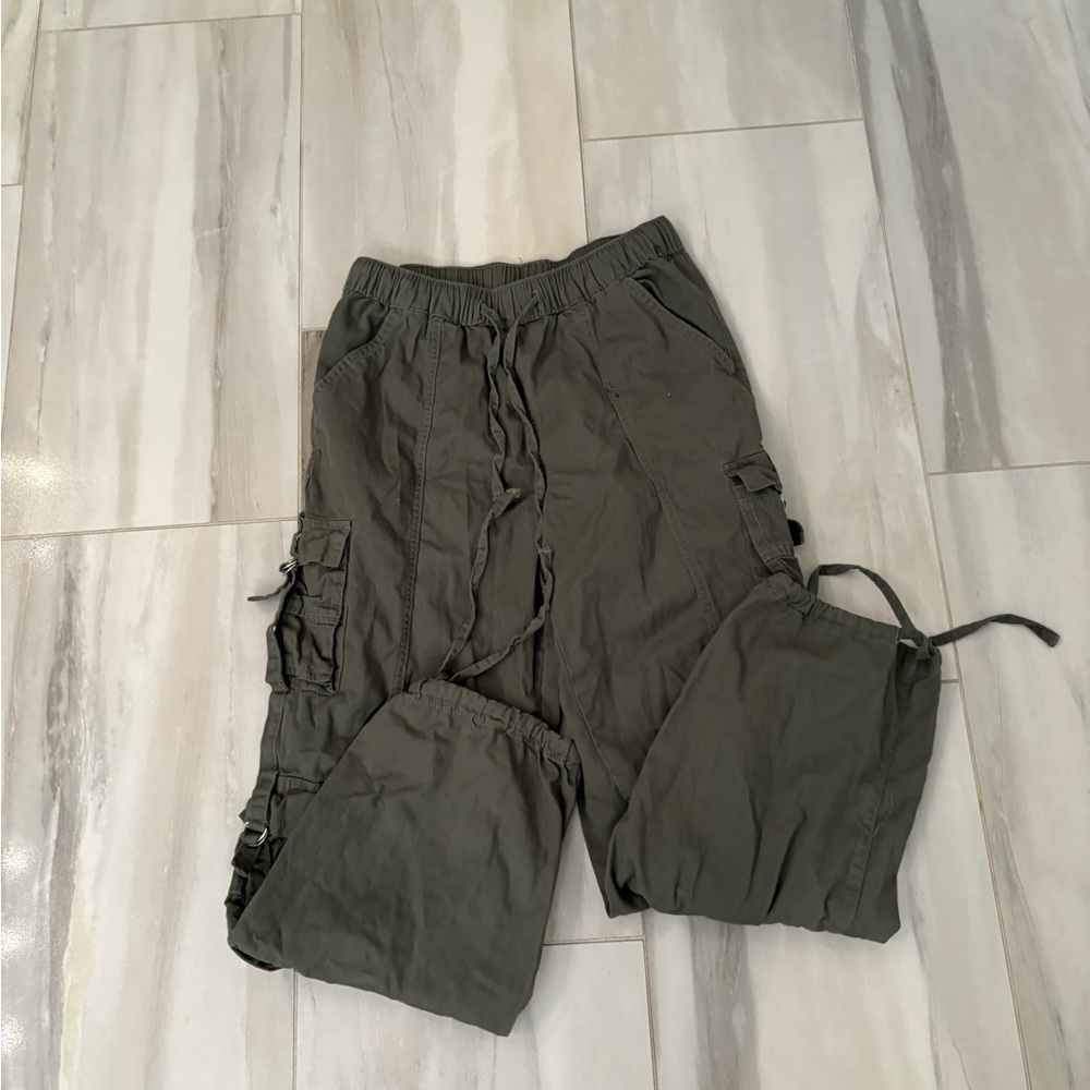 Olive Green Cargo Pants